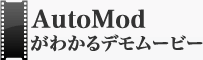 AutoModがわかるデモムービー